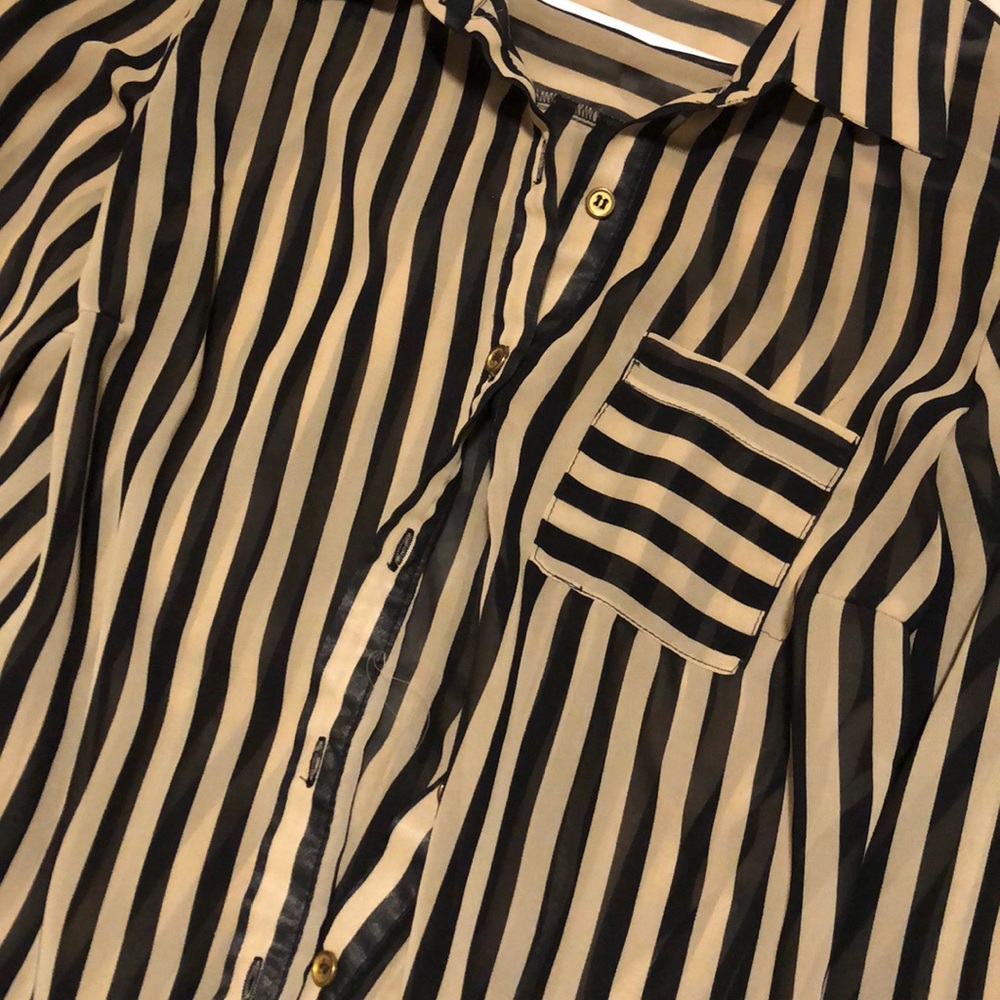 Sheer button down - Picture 3 of 3